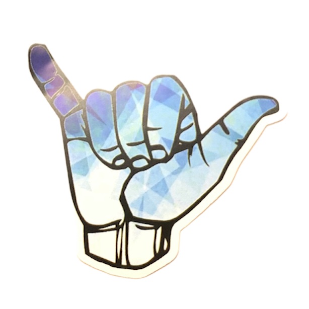 Shaka Sign Vinyl Sticker